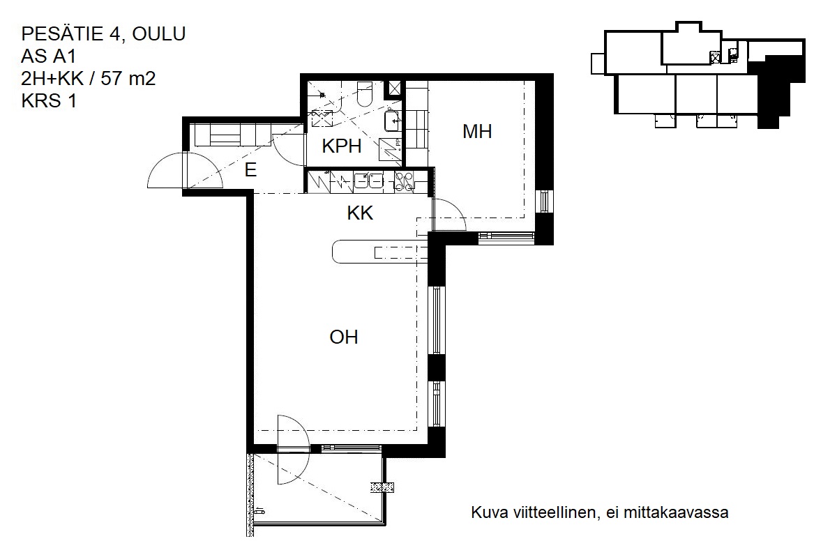 Pohjakuva oulu/kaakkuri/pesatie-4/2463-11517