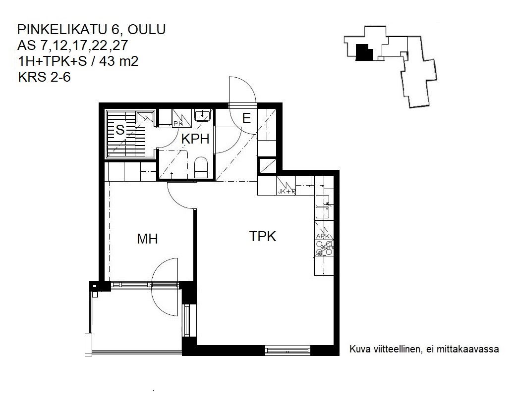 Pohjakuva oulu/toppila/pinkelikatu-6/2466-12050