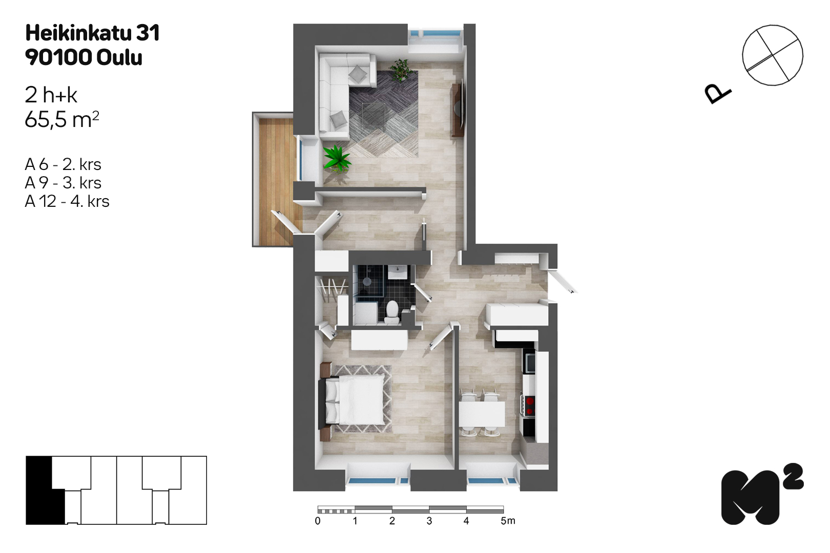 Pohjakuva oulu/myllytulli/heikinkatu-27-31-koulukatu-3/2457-1277