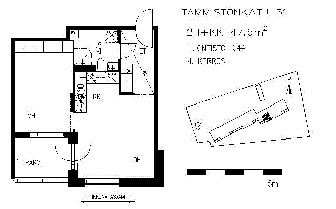 Pohjakuva vantaa/tammisto/tammistonkatu-31/1205-15799
